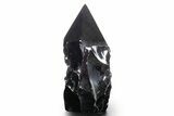 Free-Standing Polished Obsidian Point - Mexico #355052-1